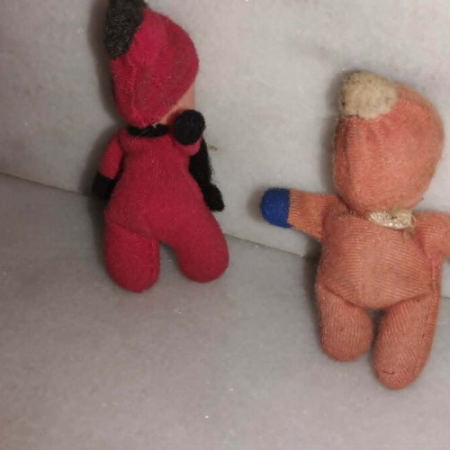 Spirtoulis dolls used, pack of 3, one without hat