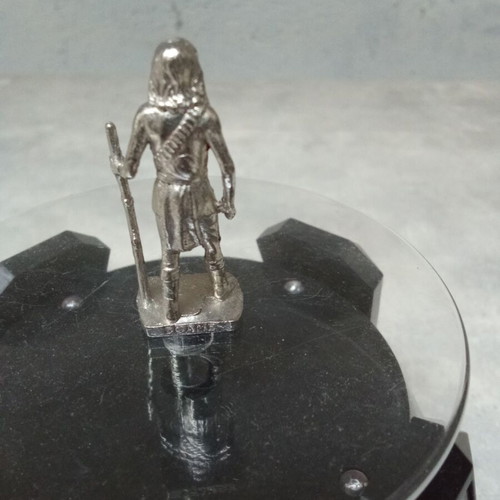 Collectible metal figure Chief Indian Victorio Apache used