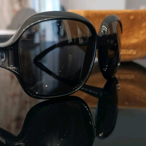Miu Miu sunglasses used, large black