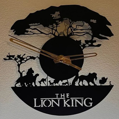 The Lion King wall clock new, analog 20x20 cm