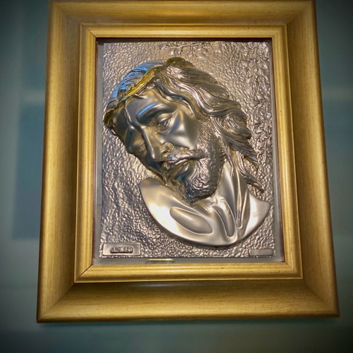 Christ 3D Silver Arg925 Icon Like New