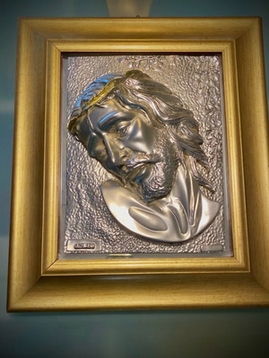 Christ 3D Silver Arg925 Icon Like New