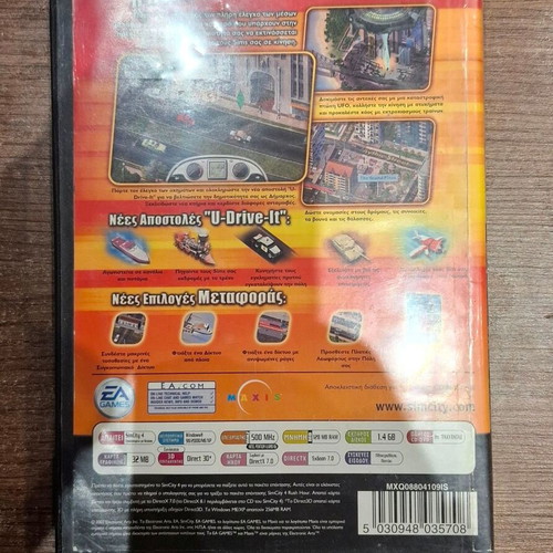 SimCity 4: Rush Hour PC game used in good condition