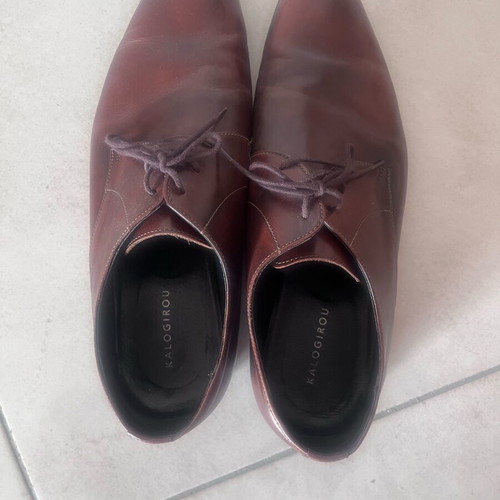 Kalogiou men's shoes like new, brown