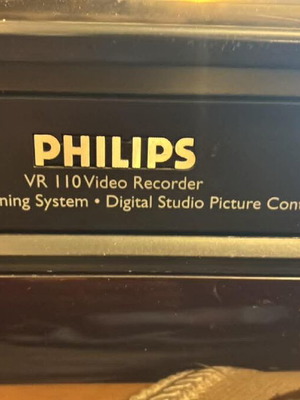 Philips VR 110 video recorder μεταχειρισμένο, χωρίς καλώδιο ρεύματος