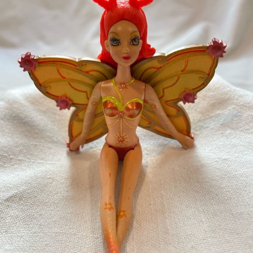Barbie Fairytopia Sunburst mini doll used 13cm