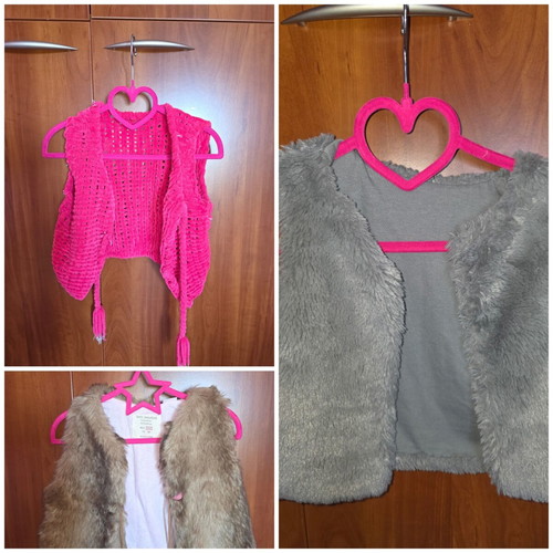 Set of 3 toddler vests like new, colorful, for 2-3 years