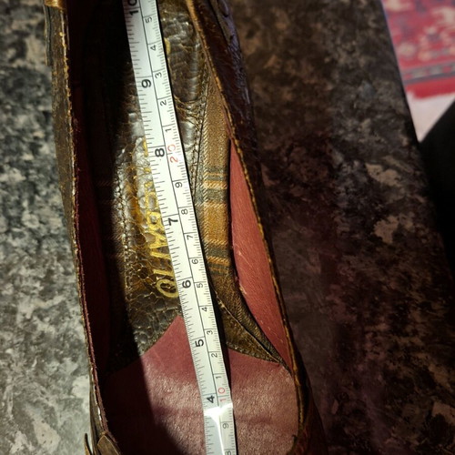 Leather pumps size 40 new, 8 cm heel