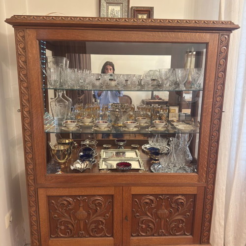 Handcrafted woodcarved dining set by Arapogiannis