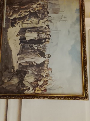 Αντίκα πίνακας Μεσολογγίου 1814-1878 σαν καινούργιο