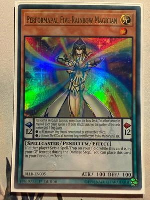 Five Rainbow Magician BLLR new Yu-Gi-Oh! card