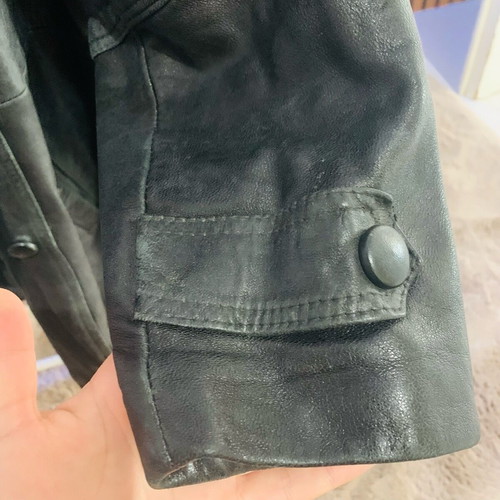 Rain women's leather jacket black, like new, XL