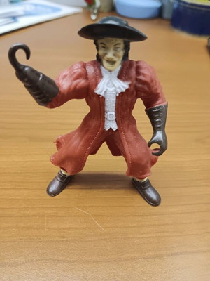 Captain Hook figure from Pirates of the Caribbean like new