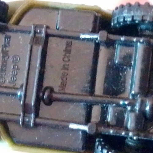 Disney Pixar Cars Sarge Jeep plastic toy like new, 5cm