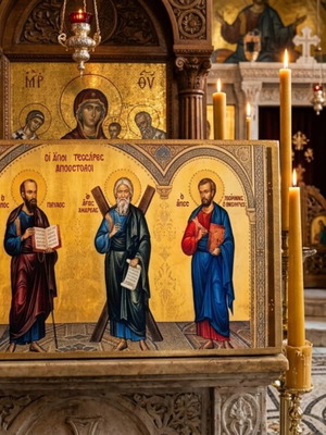 Χειροποίητες ξύλινες εικόνες 44×23 εκατοστά