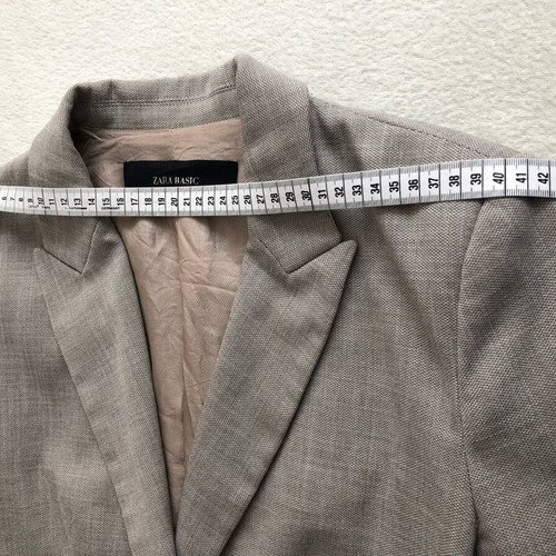 Zara women's blazer like new, size L, gray