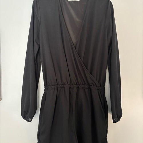 Mango playsuit black, like new, size Small