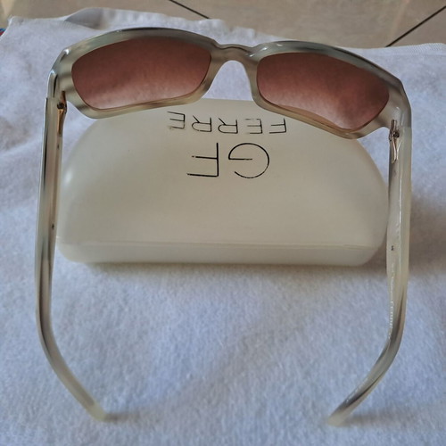 Gianfranco Ferre vintage glasses like new, colorful with original case