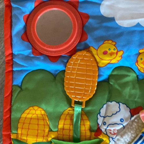 Playskool baby activity mat used, colorful