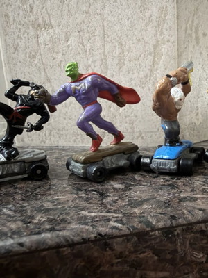 Kenner Savage Mondo Blitzers vintage figures set used