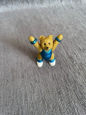 Vintage Teddy In My Pocket Mini Figure used (1995)