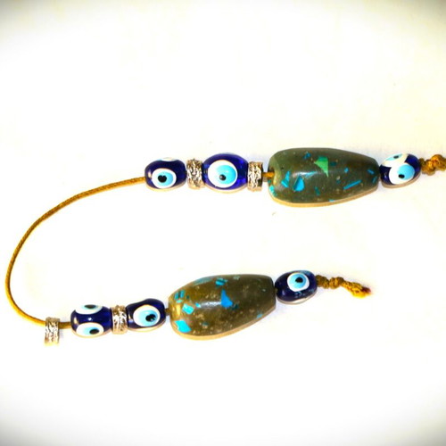 Indico Jewells handmade worry beads with turquoise and lapis lazuli