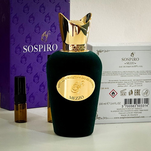 Sospiro Mezzo Tester Eau de Parfum 5ml new, decanted authentic