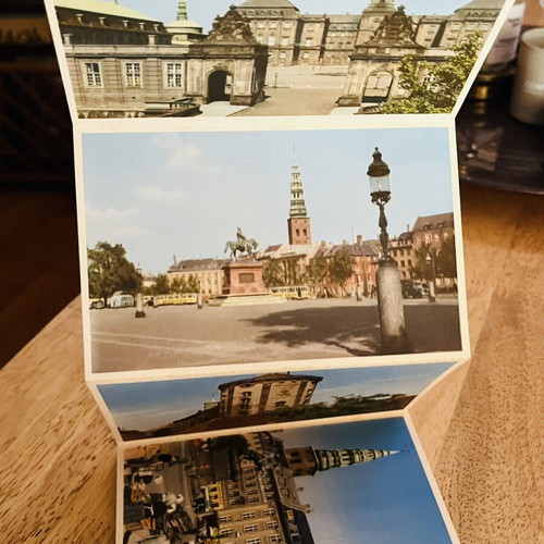 Vintage Copenhagen Postcard Folder set of 10 cards, excellent condition