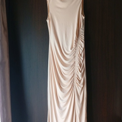 Zara women's dress new, beige, size L