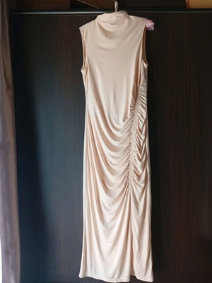 Zara women's dress new, beige, size L
