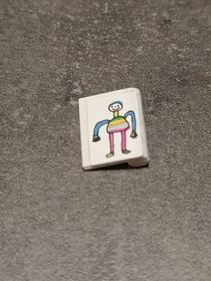 Playmobil block with drawing