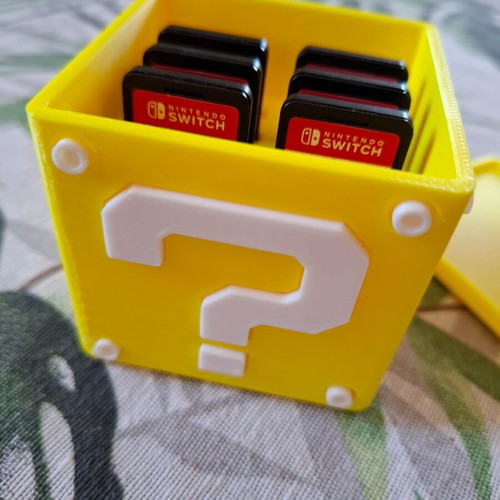 Калъф за игри Nintendo Switch Super Mario Question Mark нов