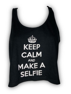 Black Sleeveless Sports Top used, size M