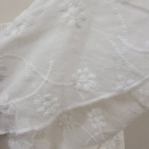 Amo & Roma white long dress L/XL embroidered