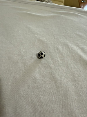 Pandora charm ball, silver