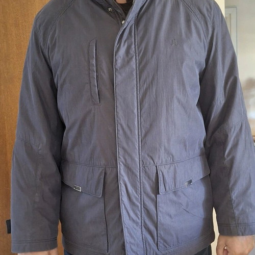 Leonardo Uomo men's jacket XXL navy blue with removable lining like new
