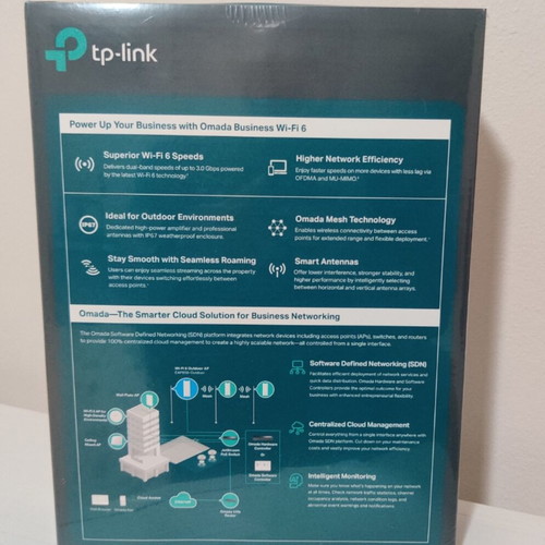 Tp-Link EAP650-Outdoor WiFi 6 AX3000 Access Point new