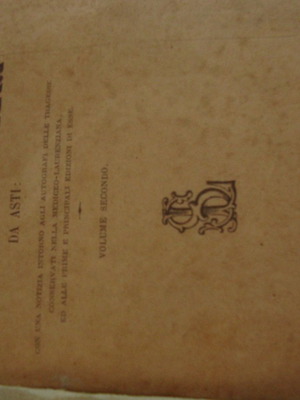 Tragedie Vittorio Alfieri Da Asti volume two used