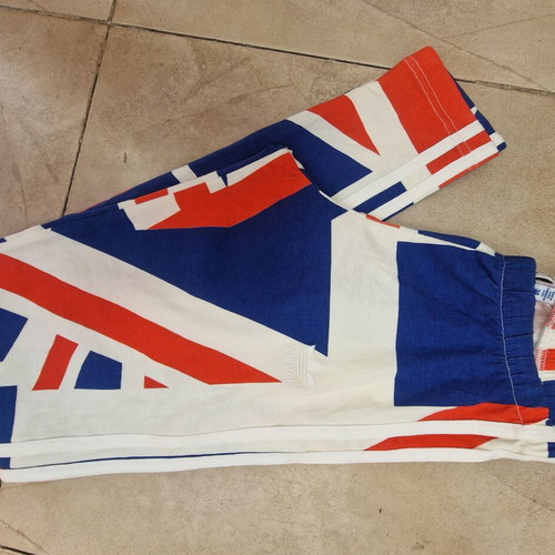 Adidas Union Jack vintage leggings XS like new, white