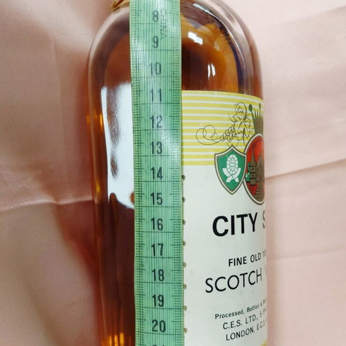 City Star Scotch Whisky 1968 vintage used bottle