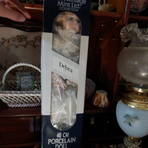 The Heritage Mint Ltd Collection porcelain bride doll, collectible