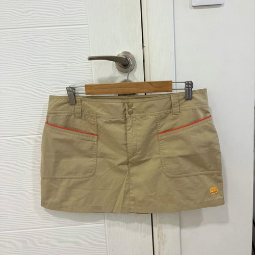 Nike Y2k Micro Mini Skirt used, beige, size 42