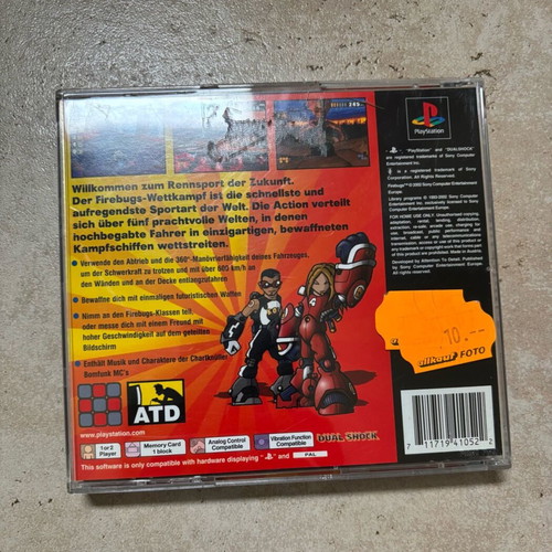 Firebugs PlayStation 1 used German complete