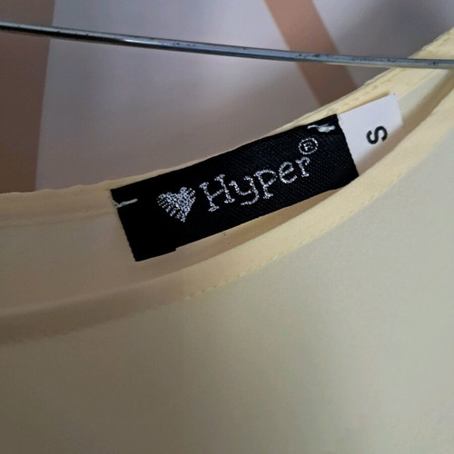 Long asymmetrical blouse yellow Hyper like new