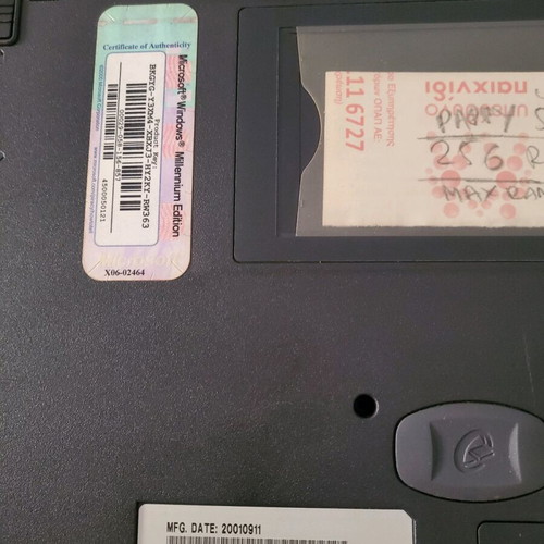 Acer laptop used, powers on without charger
