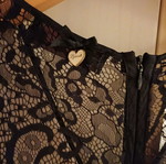 Lynne maxi evening dress black like new with lace