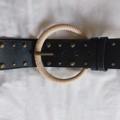 GF Ferre leather belt used, length 108 cm