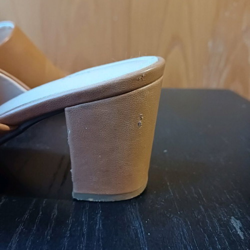 Voi & Noi women's mules used, camel, size 38