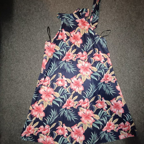 Shein summer mini dress like new, tropical floral print