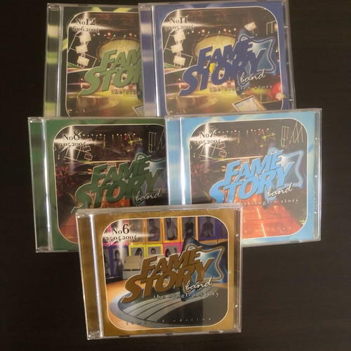 Fame Story 2 CD like new, 5 singles laiko